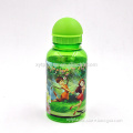 kids green bottle safe bottle with cap and straw